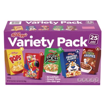 Green Rabbit 0038000291111 Cereal Assortment Pack - Assorted Flavors (25/Carton)