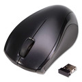 Office & Office Supplies | Innovera IVR62210 2.4 GHz Frequency/26 ft. Wireless Range Left/Right Hand Use Compact Mouse - Black image number 1