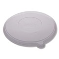 Food Trays, Containers, and Lids | Eco-Products EP-BLRLID 7.93 in. x 0.6 in. Worldview 100% Recycled Content Lid - Clear (400/Carton) image number 3