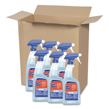 Spic and Span 32 oz. Spray Bottle Disinfecting All-Purpose Spray and Glass Cleaner - Fresh Scent (6/Carton)