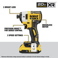 Combo Kits | Dewalt DCK248D2 20V MAX XR Brushless Lithium-Ion 1/2 in. Cordless Drill Driver and 1/4 in. Impact Driver Combo Kit with (2) Batteries image number 8