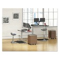 Office Desks & Workstations | Alera ALEHT3SAG AdaptivErgo 48.06 in. x 24.35 in. x 25 in. to 50.7 in. Sit-Stand 3-Stage Electric Height-Adjustable Table Base - Gray image number 2