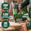 Just Launched | Metabo HPT N1804DAM 18V MultiVolt Brushless 18-Gauge Lithium-Ion 1/4 in. Cordless Narrow Crown Stapler Kit (2 Ah) image number 7