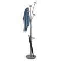 Cleaning & Janitorial Supplies | Alba PMFESTWM 13.97 x 14 x 73.62 Festival 5-Knob Coat Stand with Umbrella Holder - Gray image number 3