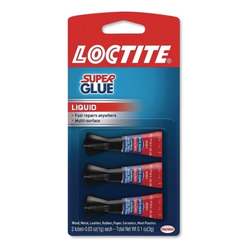Loctite 0.11 oz Super Glue - Dries Clear (3/Pack)