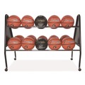 Utility Carts | Champion Sports BRC15 18 in. x 51 in. x 38 in. 132 lb Capacity Heavy-Duty Ball Cart - Black image number 3
