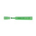 Office Jansan | Universal UNV08862 Chisel Tip Fluorescent Green Ink Green Barrel Desk Highlighters (1 Dozen) image number 4