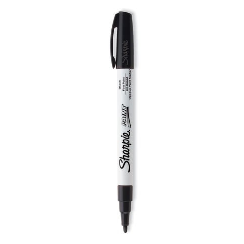 Office Jansan | Sharpie 35534 Fine Bullet Tip Permanent Paint Marker - Black image number 0