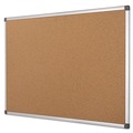 Bulletin Boards | MasterVision CA031170 24 in. x 36 in. Value Cork Bulletin Board with Aluminum Frame - Tan/Silver image number 2