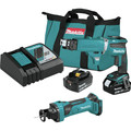Combo Kits | Makita XT255TX2 18V LXT 5 Ah Lithium-Ion Screwdriver / Cut-Out Tool Combo Kit with Collated Autofeed Screwdriver Magazine image number 0