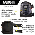 Klein Tools 60184 2-Piece Lightweight Gel Knee Pad Set - One Size, Black image number 6
