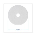Just Launched | Boardwalk BWK4019WHI 19 in. Diameter Polishing Floor Pads - White (5/Carton) image number 2
