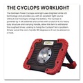 Work Lights | GoGreen Power GG-113-CYWL Cyclops Work Light, Integrated LED Bulb, 6.75 x 2.5 x 5, Red/Black image number 2