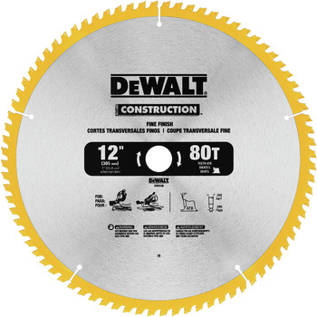Dewalt DW3128P5D80I Series 20 12 in. 80 Tooth Saw Blade (2-Pack)