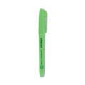 Office Jansan | Universal UNV08852 Chisel Tip Pocket Highlighters - Fluorescent Green (1 Dozen) image number 0