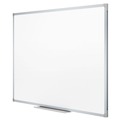 Office Jansan | Mead 85358N 72 in. x 48 in. Dry Erase Board with Aluminum Frame - Melamine White Surface/Silver Aluminum Frame image number 3