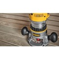 Plunge Base Routers | Factory Reconditioned Dewalt DW618PKBR 2-1/4 HP Corded EVS Fixed Base/Plunge Router Combo Kit with Soft Start image number 5
