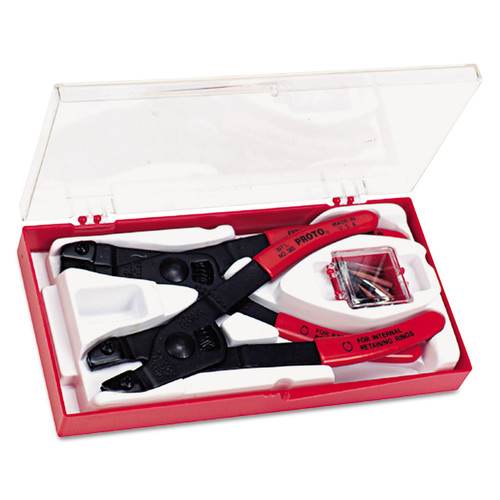 Pliers | Proto J380 18-Piece Small Pliers Set with Replaceable Tips image number 0