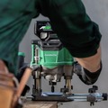 Plunge Base Routers | Metabo HPT M3612DAQ4M 36V MultiVolt Brushless Lithium-Ion Cordless Plunge Router (Tool Only) image number 11