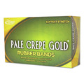  | Alliance 20195 Pale Crepe Gold Rubber Bands, Size 19, 0.04 in. Gauge, Crepe, 1 Lb Box, (1890-Piece/Box) image number 1