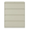  | Alera 25508 4-Drawer 42 in. x 18 in. x 52.5 in. Lateral File Cabinet - Putty image number 1