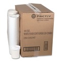 Labor Day Sale! Save $30 off $199! | Pactiv Corp. D16RBLD 3.75 in. Diameter x 3.88 in. h 16 oz Paper Round Food Container and Lid Combo - White (250/Carton) image number 0