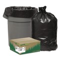 Office Jansan | Earthsense Commercial 1507739 40 in. x 46 in. 45 gal. 1.65 mil Linear Low Density Recycled Can Liners - Black (100/Carton) image number 4