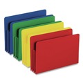 Office & Office Supplies | Smead 73550 3.5 in. Expansion Legal Size Poly Drop Front File Pockets - Assorted Colors (4/Box) image number 2