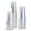 Cups and Lids | Karat C-KC32 32 oz. PET Plastic Cups - Clear (300/Carton) image number 1