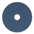 Cleaning Cloths | Boardwalk BWK4016BLU 16 in. Diameter Scrubbing Floor Pads - Blue (5/Carton) image number 0