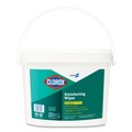 Cleaning & Janitorial Supplies | Clorox 31547 1 Ply 7 in. x 8 in. Fresh Scent Disinfecting Wipes - White (1/Carton) image number 2