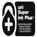 Pens | uni-ball 70706 Medium 0.7 mm 207 Plusplus Retractable Gel Pen - Black Ink, White Barrel (1-Dozen) image number 9