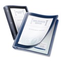 Office Jansan | Avery 17686 11 in. x 8.5 in. 3 Rings 1 in. Capacity Flexi-View Binder with Round Rings - Black image number 2