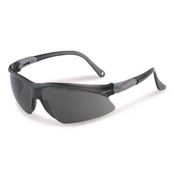 Ansell 14476 V20 Visio Safety Glasses - Black Frame, Indoor/Outdoor Lens