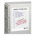 Office Jansan | C-Line 57911 8.5 in. x 11 in. Self-Stick Dry Erase Sheets - White (25/Box) image number 2