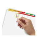 Office Jansan | Avery 11419 8-Tab Color Tabs 11 in. x 8.5 in. Traditional Color Tabs Print and Apply Index Maker Clear Label Dividers (5/Pack) image number 3