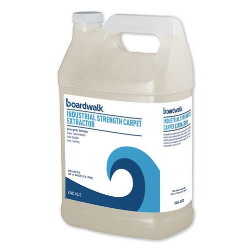 Carpet Cleaners | Boardwalk BWK 4822EA 1 Gallon Bottle Clean Scent Industrial Strength Carpet Extractor image number 0