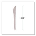 Cutlery | Eco-Products EP-S011 Plantware 6 in. Compostable Knife Cutlery - Pearl White (1000/Carton) image number 6