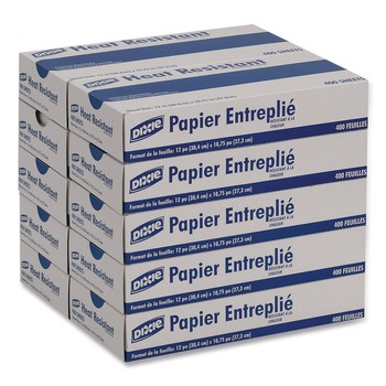 Dixie 12 in. x 10.75 in. Greaseproof Liftoff Pan Liner (1000/Carton)