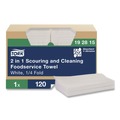 Cleaning & Janitorial Supplies | Tork 192815 13 in. x 21 in. 1-Ply 2 in 1 Wiper - White (120/Carton) image number 7