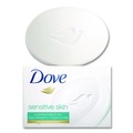 Hand Soaps | Dove CB613789 4.5 oz. Sensitive Skin Bath Bar - Unscented (72/Carton) image number 5
