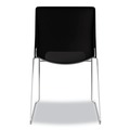 Office Desks & Workstations | HON HMS1.N.ON.Y Between Seated-Height X-Base with 30 in. Diameter Between Round Table Top and Motivate High-Density Stacking Chair Bundle (4 Chairs/Carton) image number 12