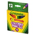 Bulk Savings Pricing 1 | Crayola 684112 3.3 mm 2B Short-Length Colored Pencil Set - Assorted Lead and Barrel Colors (12/Set) image number 2