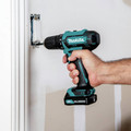 Drill Drivers | Makita FD09R1 12V max CXT Lithium-Ion 3/8 in. Cordless Drill Driver Kit (2 Ah) image number 9