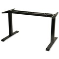 Office Desks & Workstations | Alera ALEHT2SSB AdaptivErgo 48.06 in. x 24.35 in. x 27.5 in. to 47.2 in. Sit-Stand Two-Stage Electric Height-Adjustable Table Base - Black image number 2