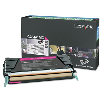 Lexmark 10,000 Page-Yield Return Program High-Yield Toner - Magenta