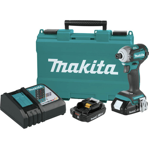 Impact Drivers | Makita XDT12R XDT12R 18V LXT Lithium-Ion Compact Brushless Cordless Quick-Shift Mode 4-Speed Impact Driver Kit (2.0Ah) image number 0
