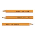 Pens | Dixon X14998 0.7 mm HB No. 2 Golf Wooden Pencils - Black Lead/Yellow Barrel (144/Box) image number 1