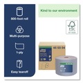 Paper Towels and Napkins | Tork 450304 1-Ply 11.1 in. x 800 ft. Heavy-Duty Paper Wiper - Blue image number 2