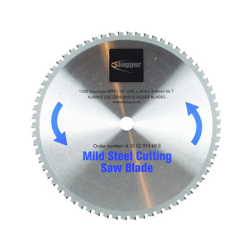 Circular Saw Accessories | Fein MCBL14 Slugger 14 in. Mild Steel Cutting Saw Blade image number 0